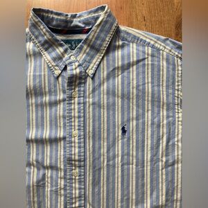 Ralph Lauren Classic Fit Men’s XL Striped Button Down Long Sleeve Shirt